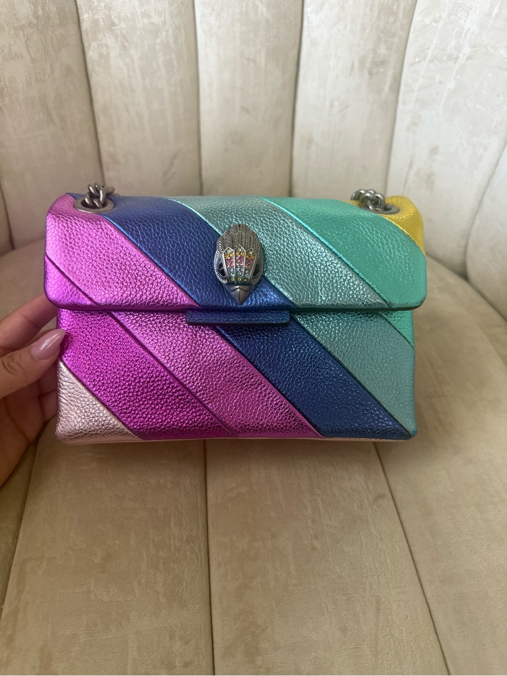 Leather Kensington Kurt Geiger London bag